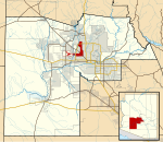 Maricopa County Incorporated and Planning areas Glendale highlighted